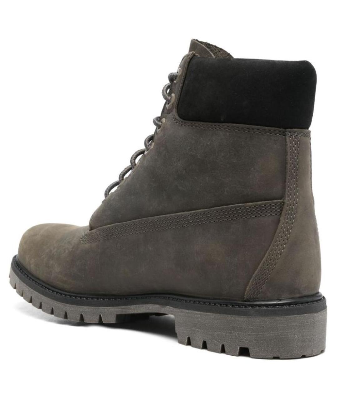 TIMBERLAND Серые нубуковые высокие ботинки, фото 3