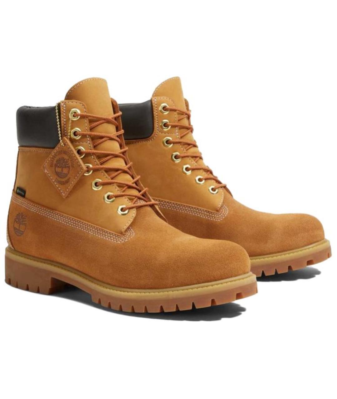 TIMBERLAND Коричневые нубуковые ботинки, фото 3