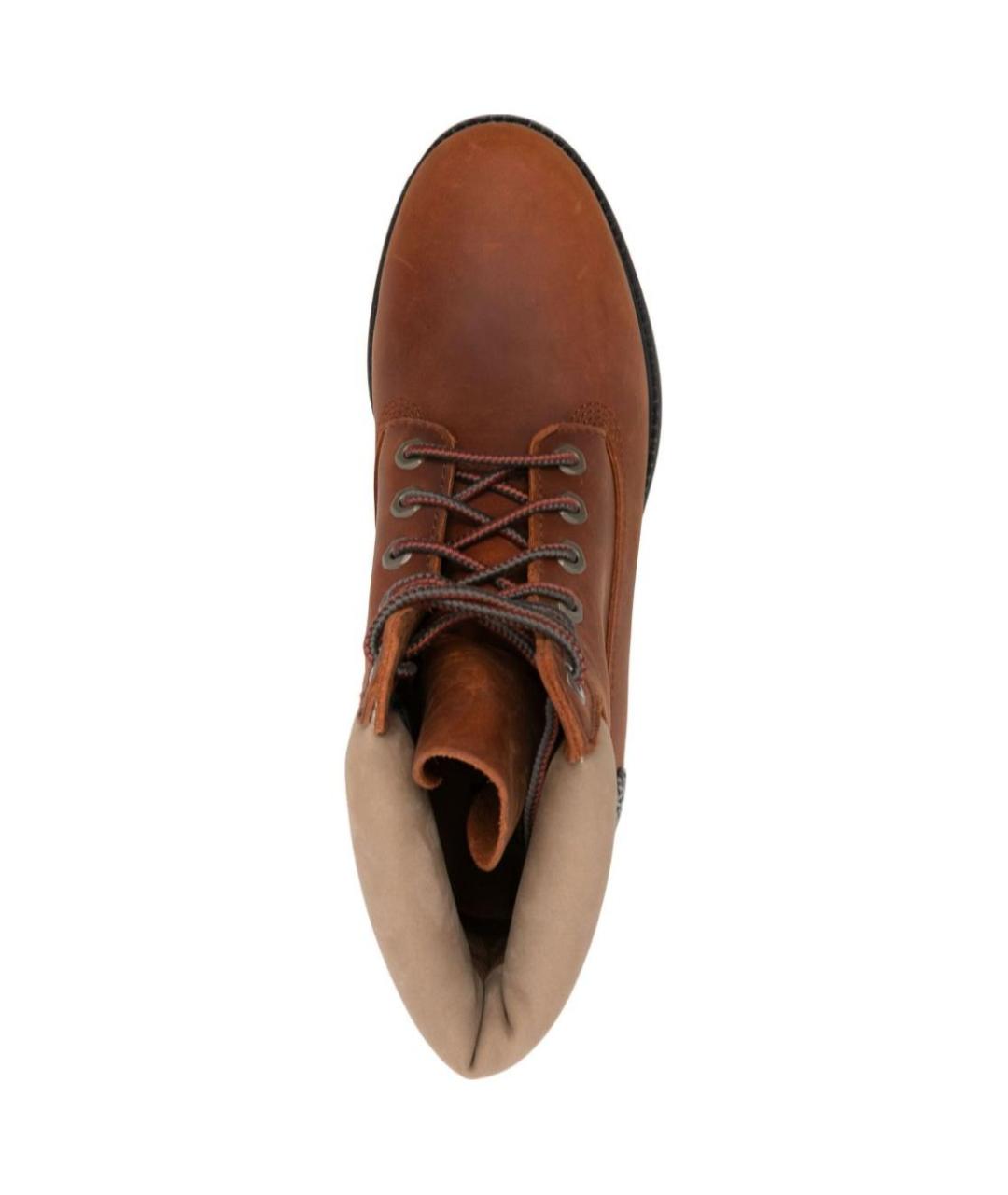 TIMBERLAND Коричневые нубуковые высокие ботинки, фото 5