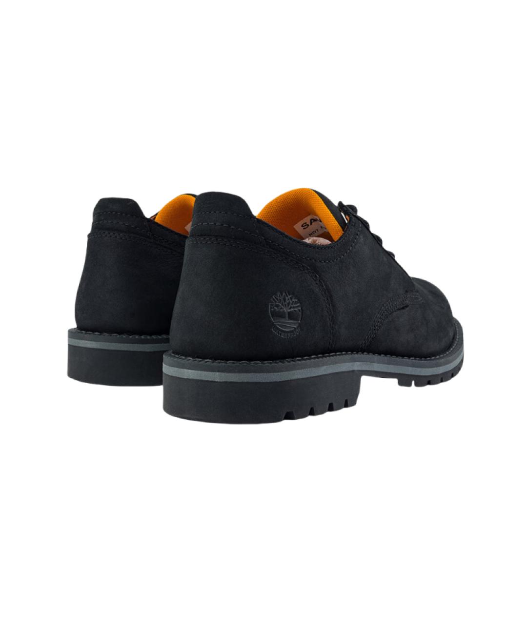 TIMBERLAND Черные нубуковые низкие ботинки, фото 4
