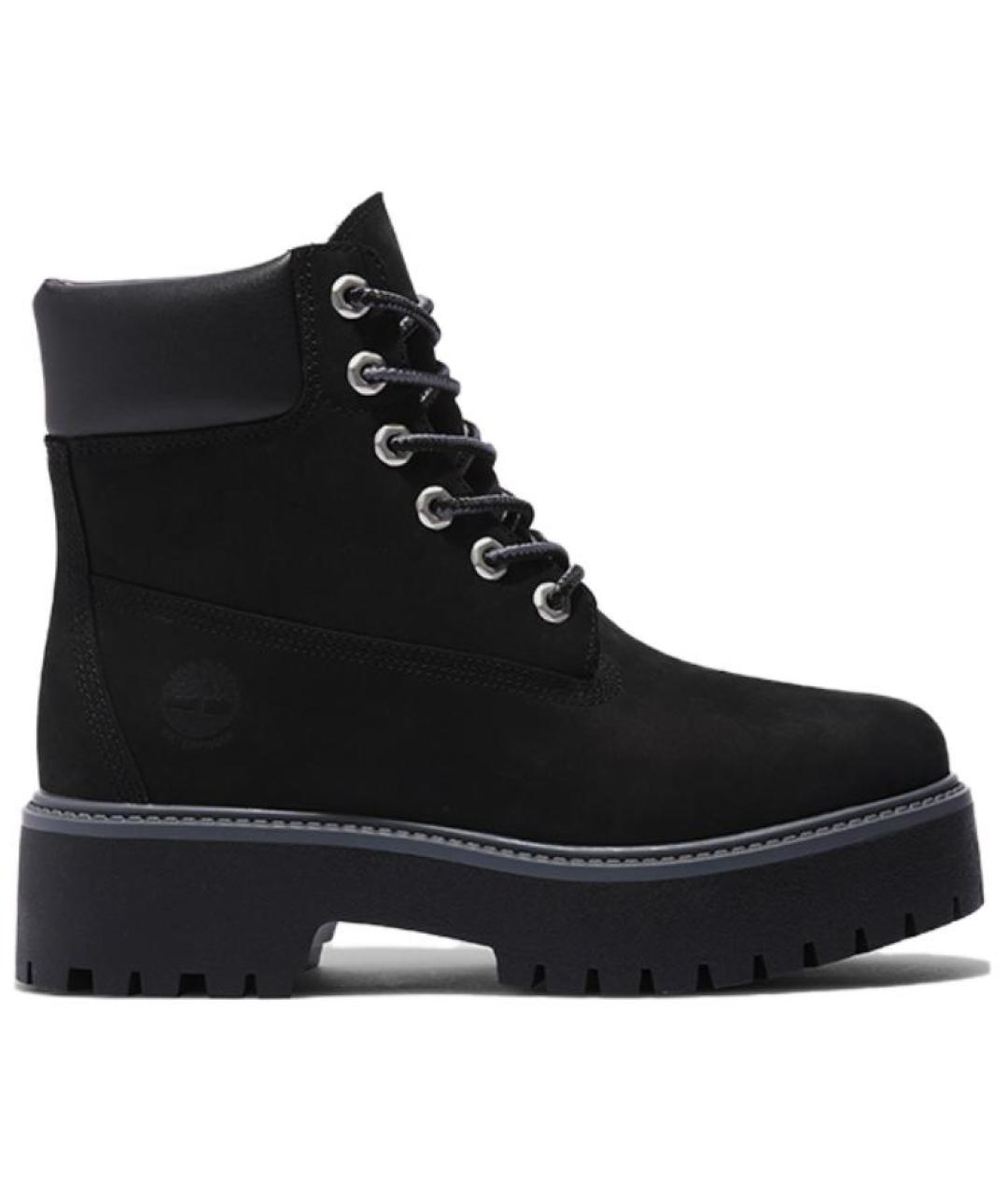 TIMBERLAND Черные кожаные ботинки, фото 1
