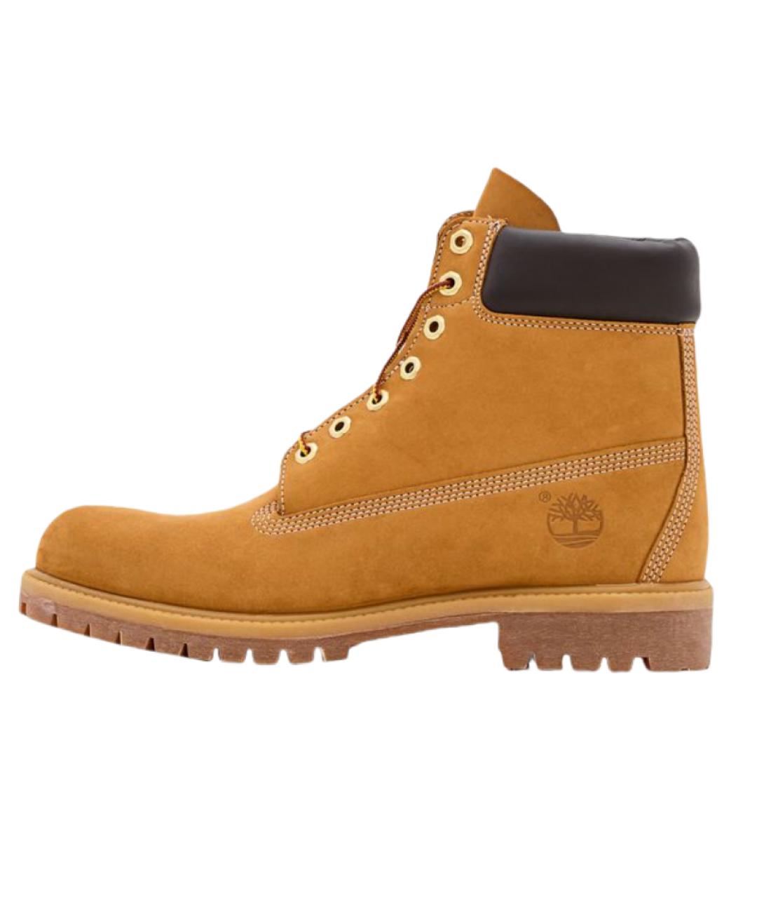 TIMBERLAND Коричневые нубуковые высокие ботинки, фото 2