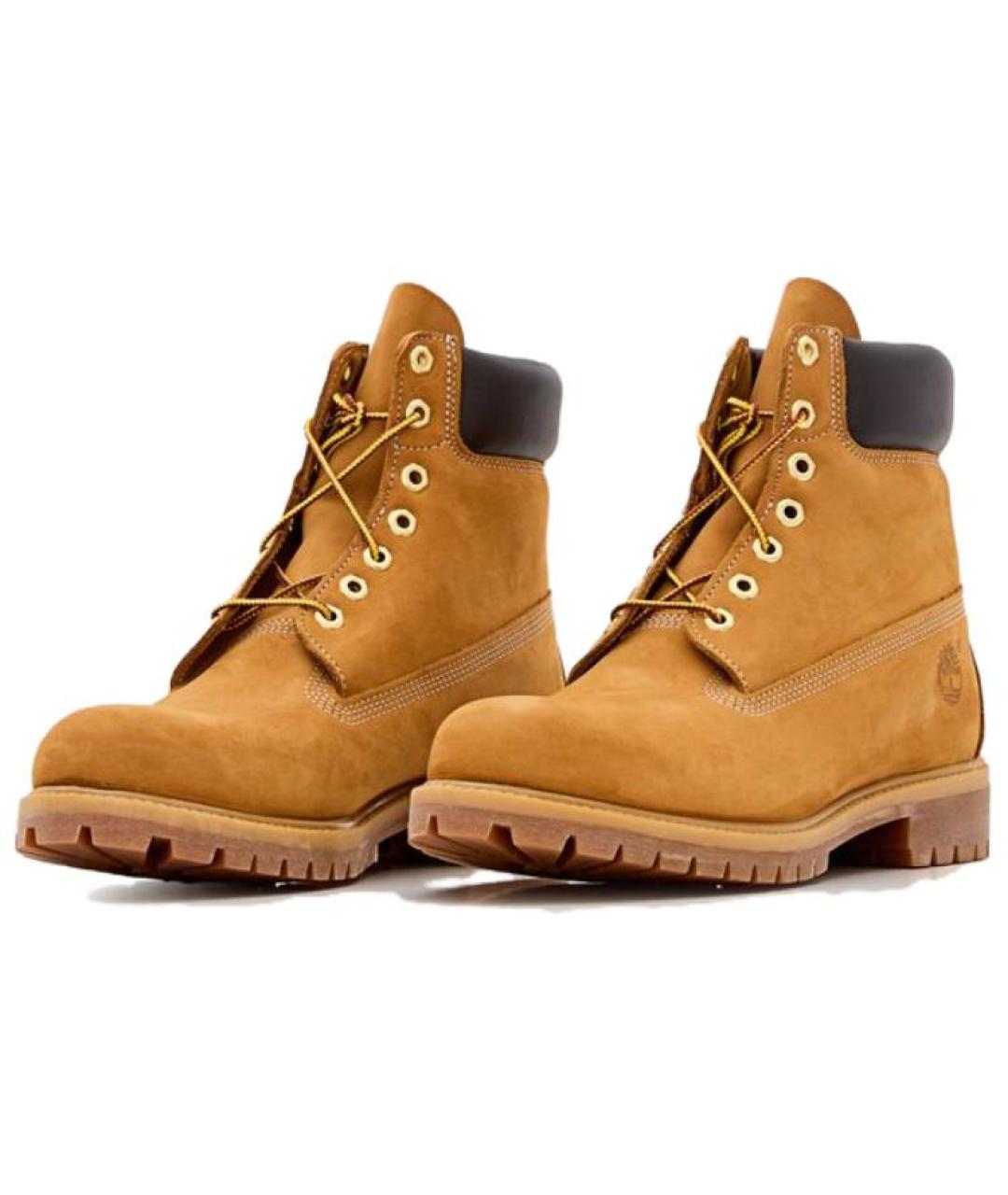 TIMBERLAND Коричневые нубуковые высокие ботинки, фото 4