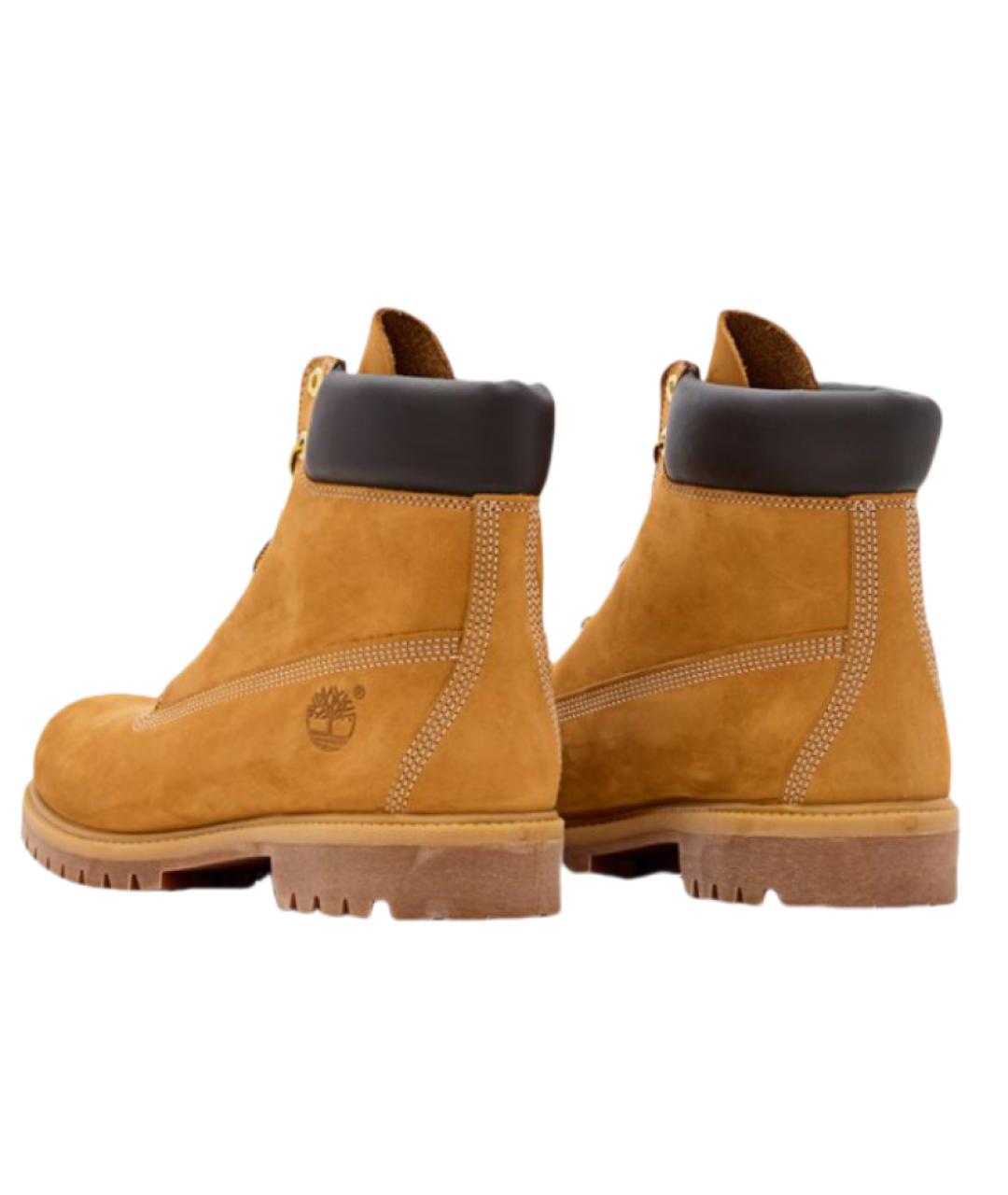 TIMBERLAND Коричневые нубуковые высокие ботинки, фото 5