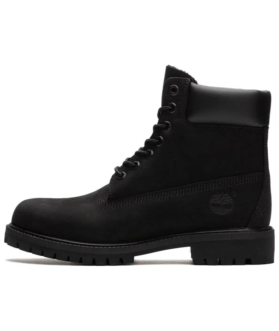 TIMBERLAND Черные нубуковые высокие ботинки, фото 6