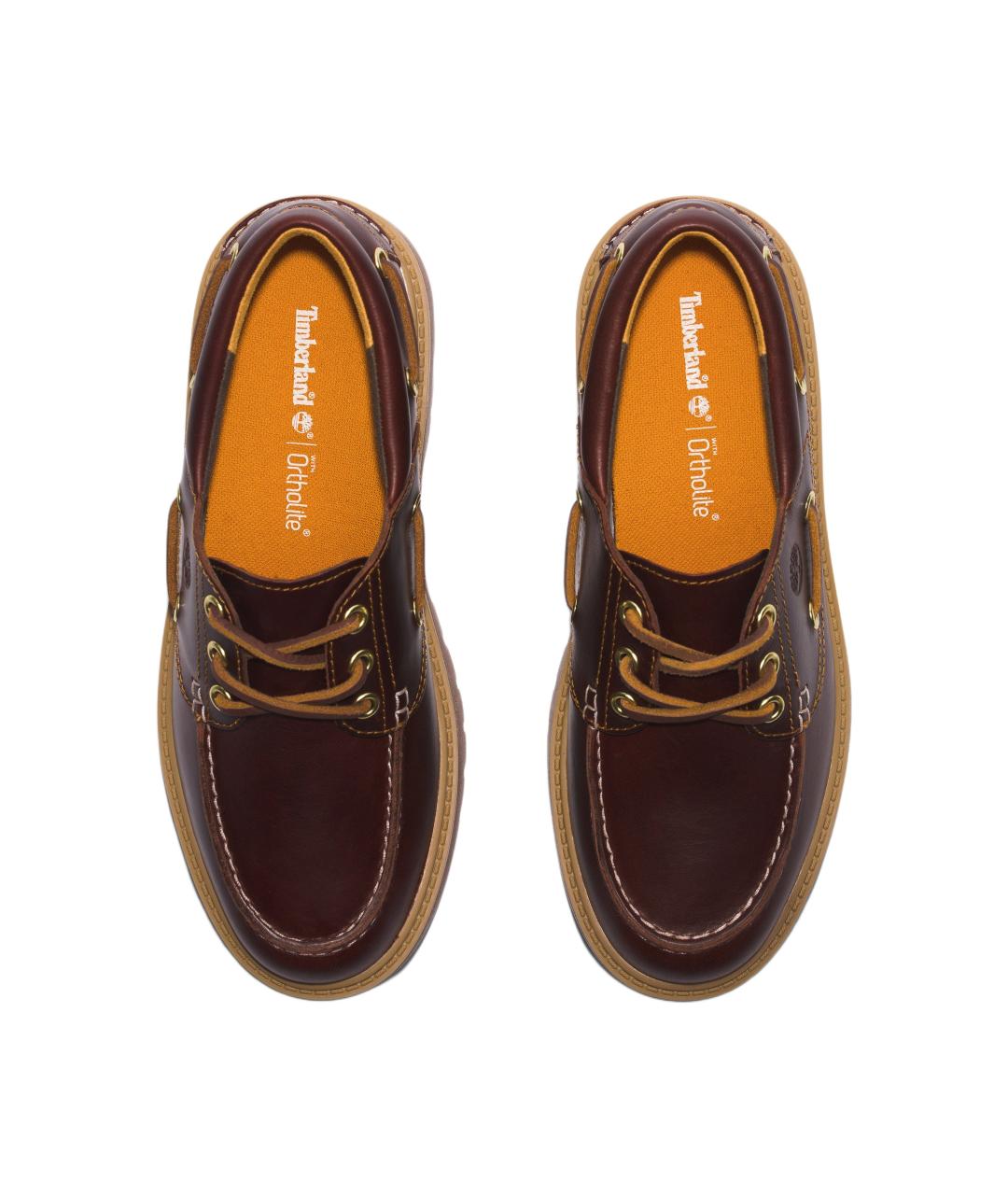 TIMBERLAND Коричневые кожаные туфли, фото 4