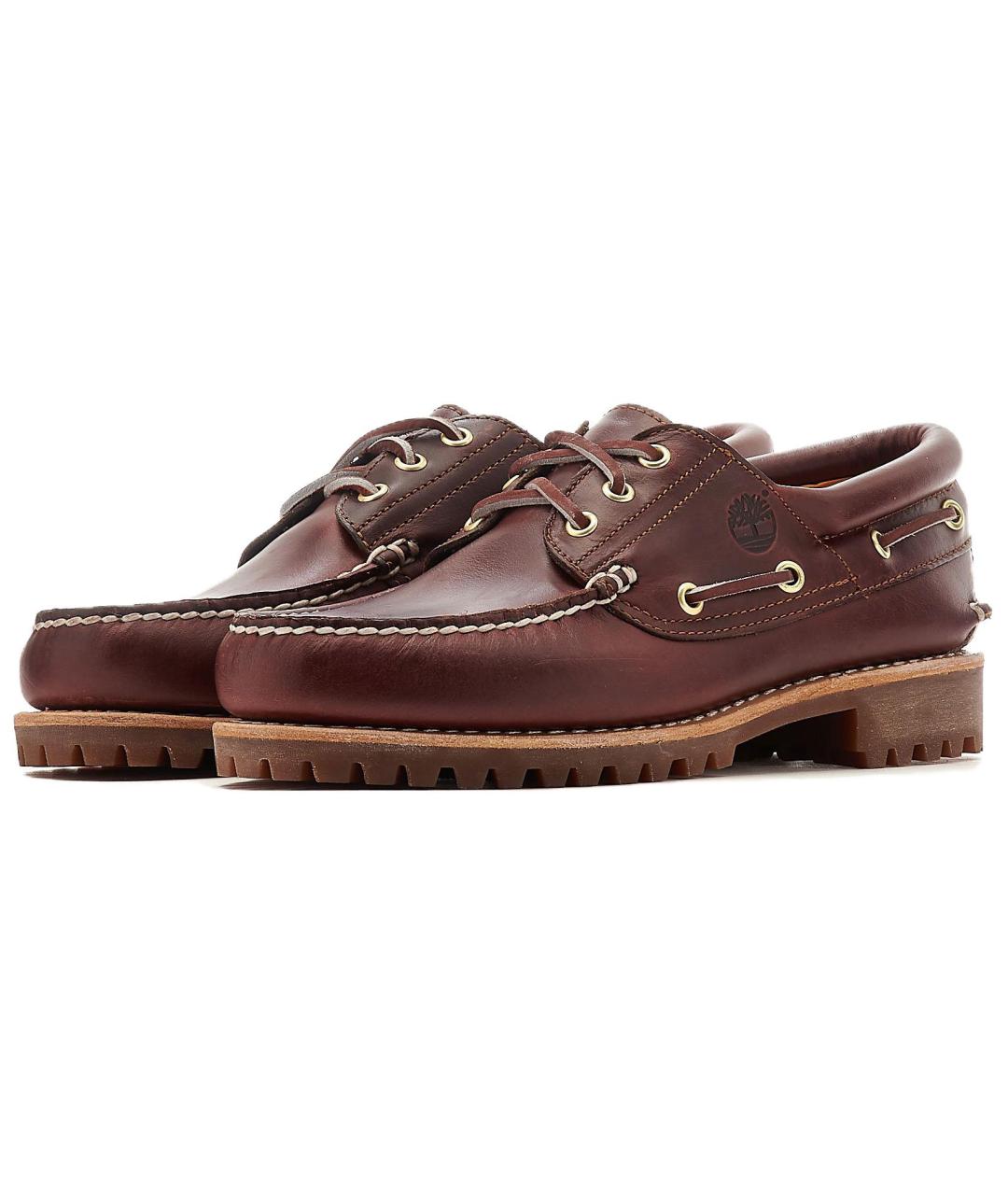 TIMBERLAND Коричневые кожаные лоферы, фото 3