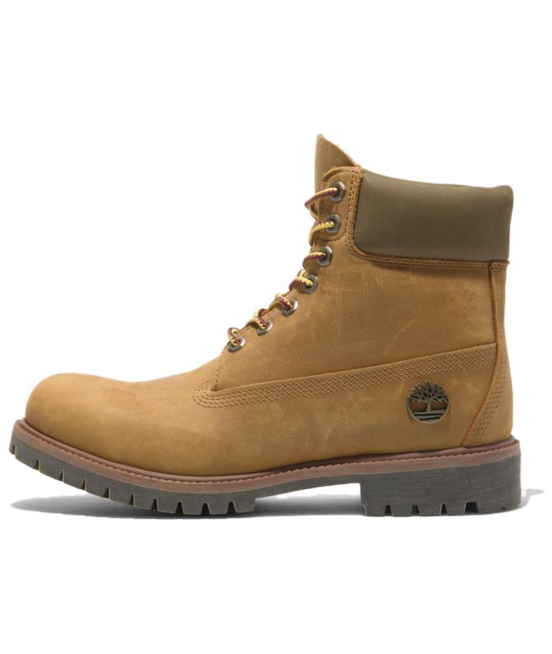 TIMBERLAND Коричневые нубуковые высокие ботинки, фото 2