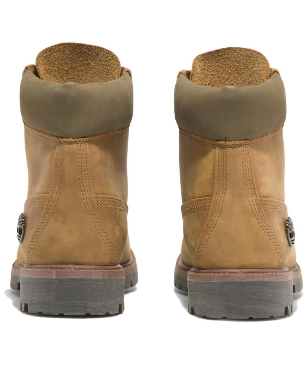 TIMBERLAND Коричневые нубуковые высокие ботинки, фото 4