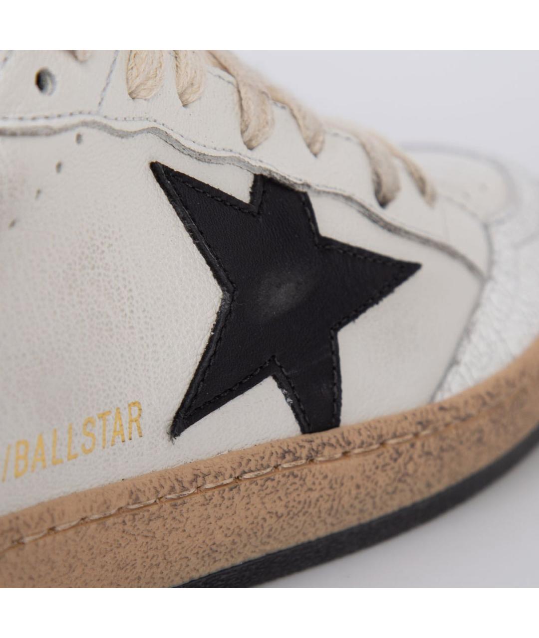 GOLDEN GOOSE Белые кожаные кеды, фото 8