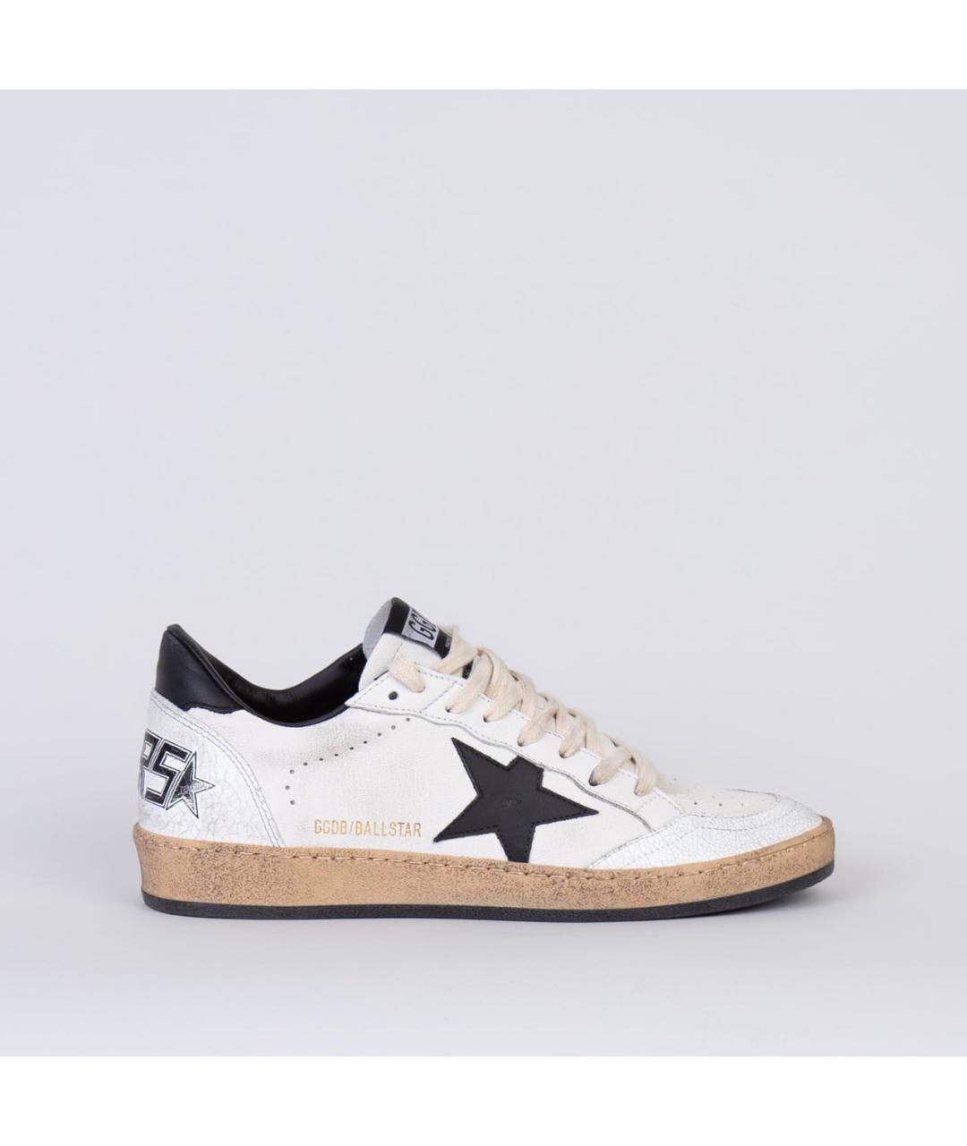GOLDEN GOOSE Белые кожаные кеды, фото 9