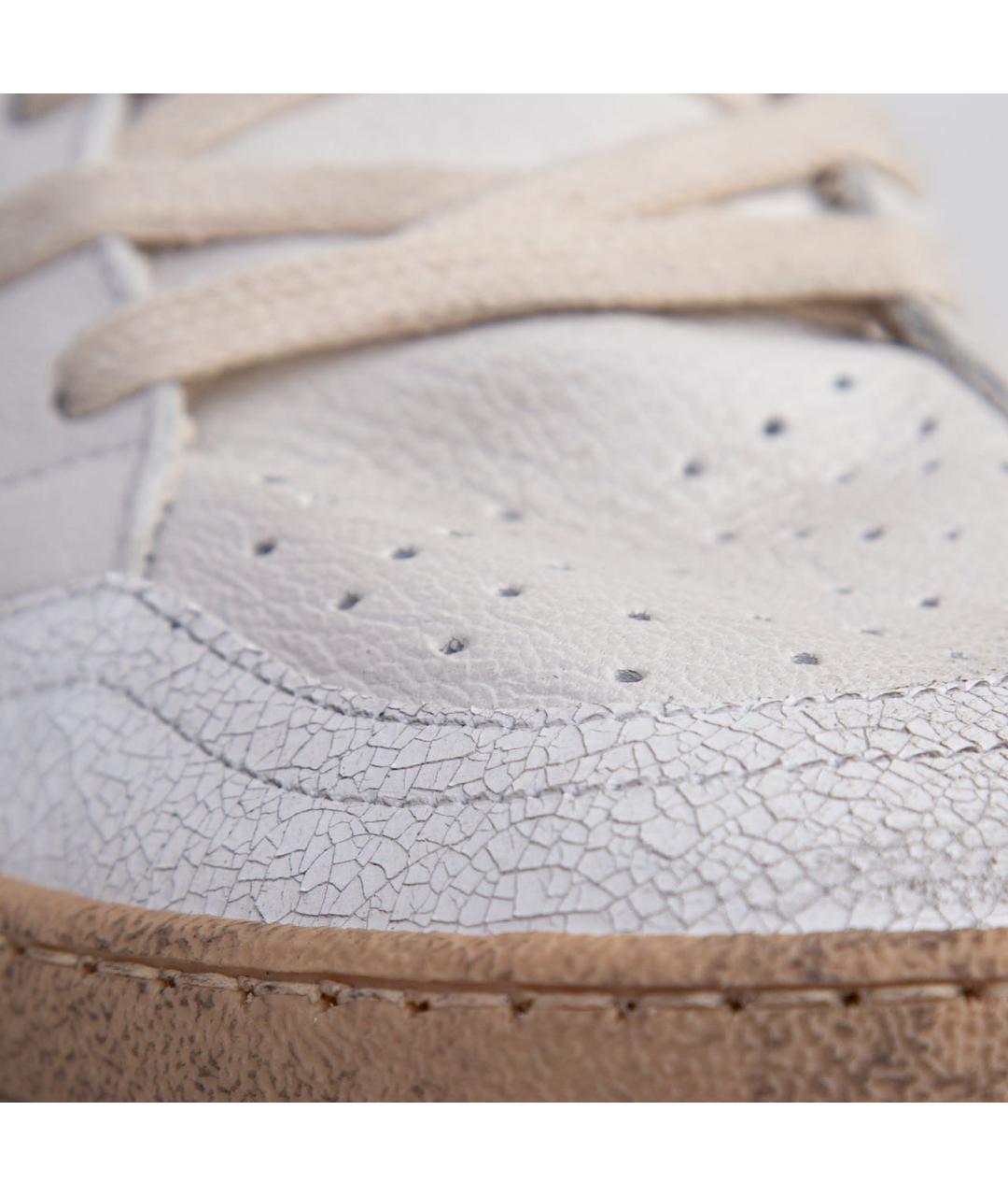 GOLDEN GOOSE Белые кожаные кеды, фото 5