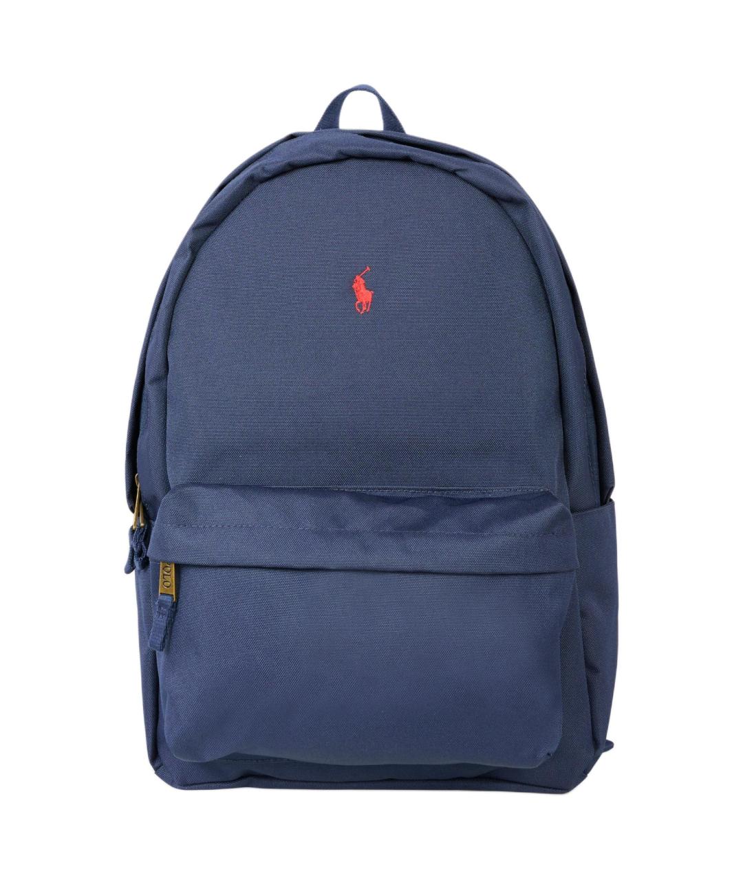 POLO RALPH LAUREN Синий синтетический рюкзак, фото 1