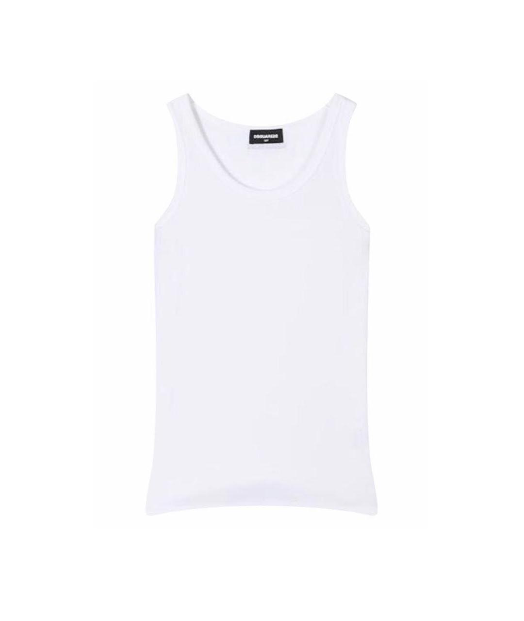 DSQUARED2 Белый хлопковый детская футболка / топ, фото 1