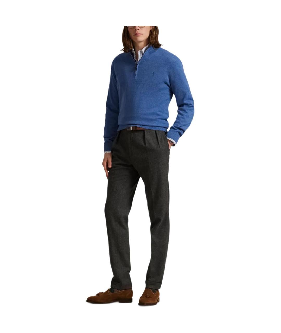 POLO RALPH LAUREN Синий джемпер / свитер, фото 4