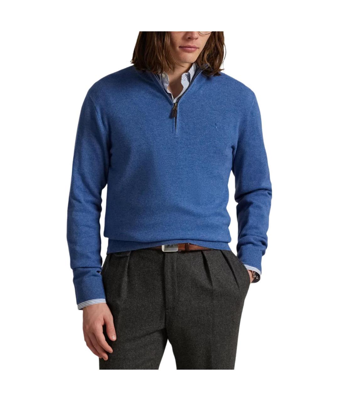POLO RALPH LAUREN Синий джемпер / свитер, фото 2