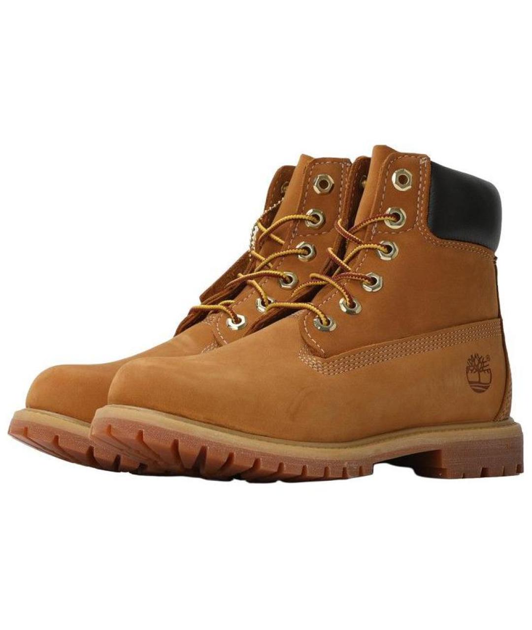 TIMBERLAND Коричневые нубуковые ботинки, фото 3