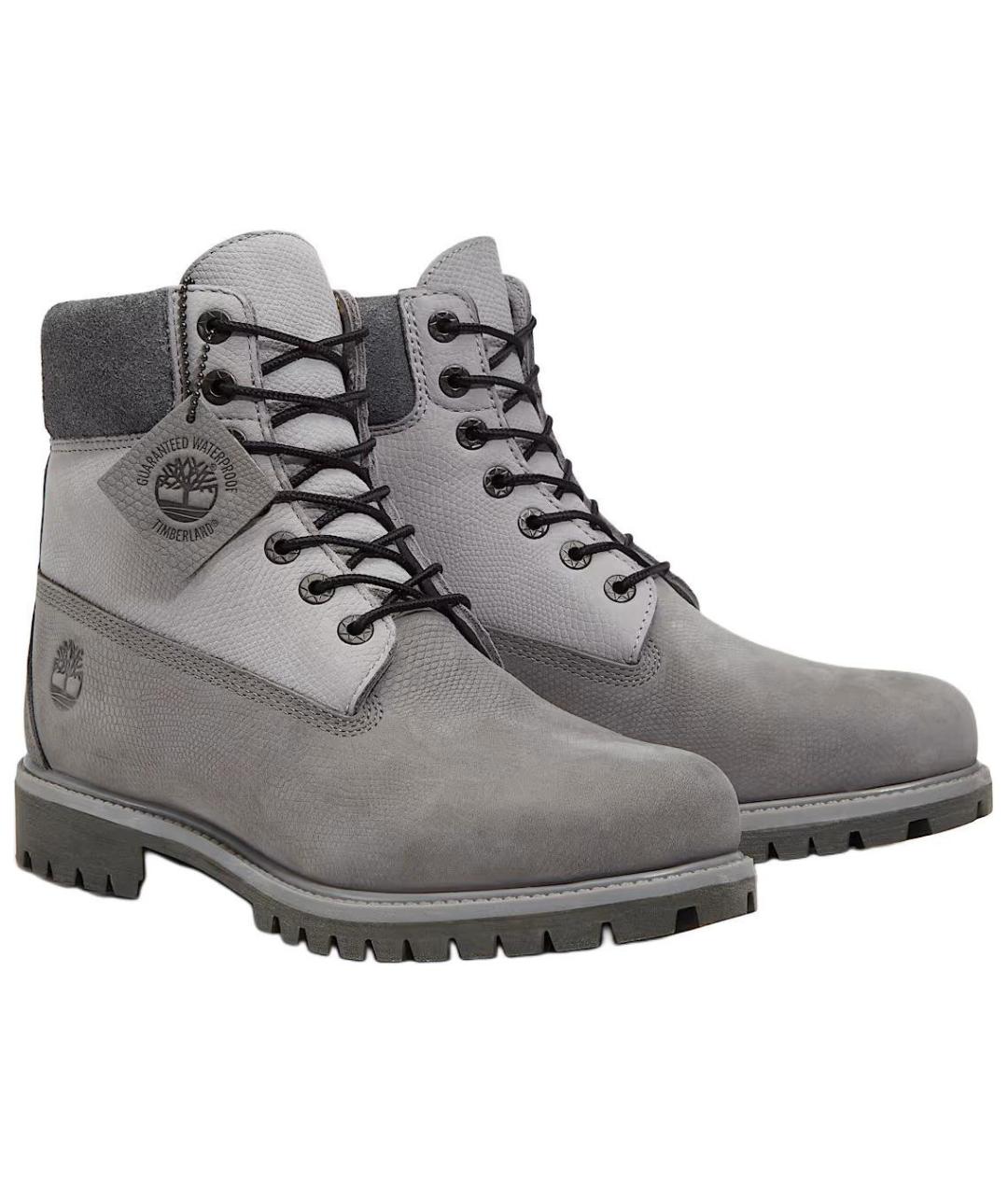 TIMBERLAND Серые высокие ботинки, фото 3