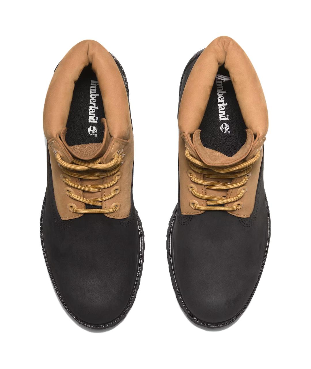 TIMBERLAND Черные нубуковые высокие ботинки, фото 5