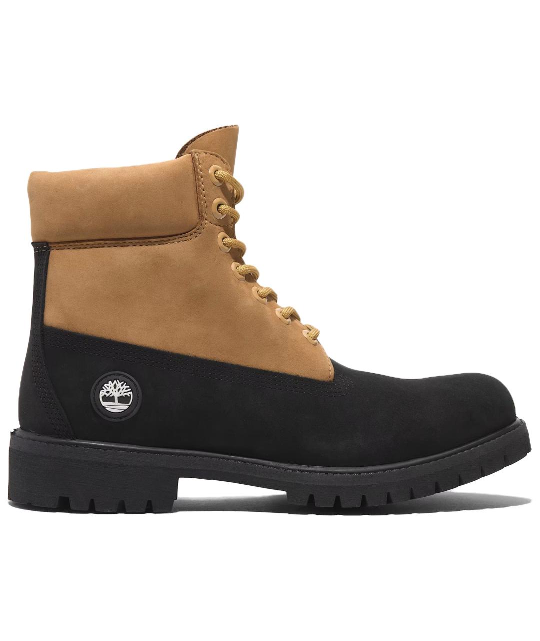 TIMBERLAND Черные нубуковые высокие ботинки, фото 1
