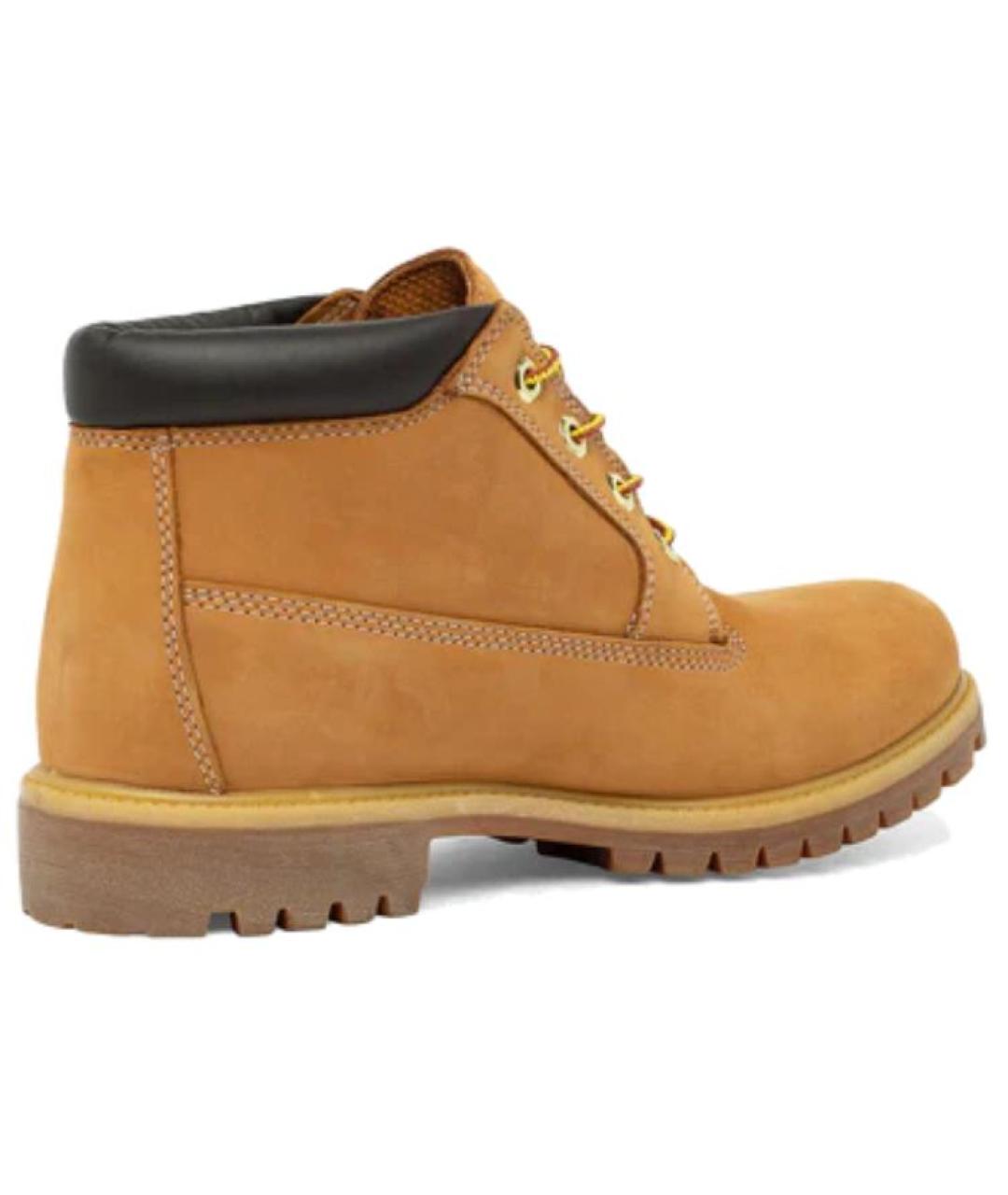 TIMBERLAND Желтые нубуковые низкие ботинки, фото 2