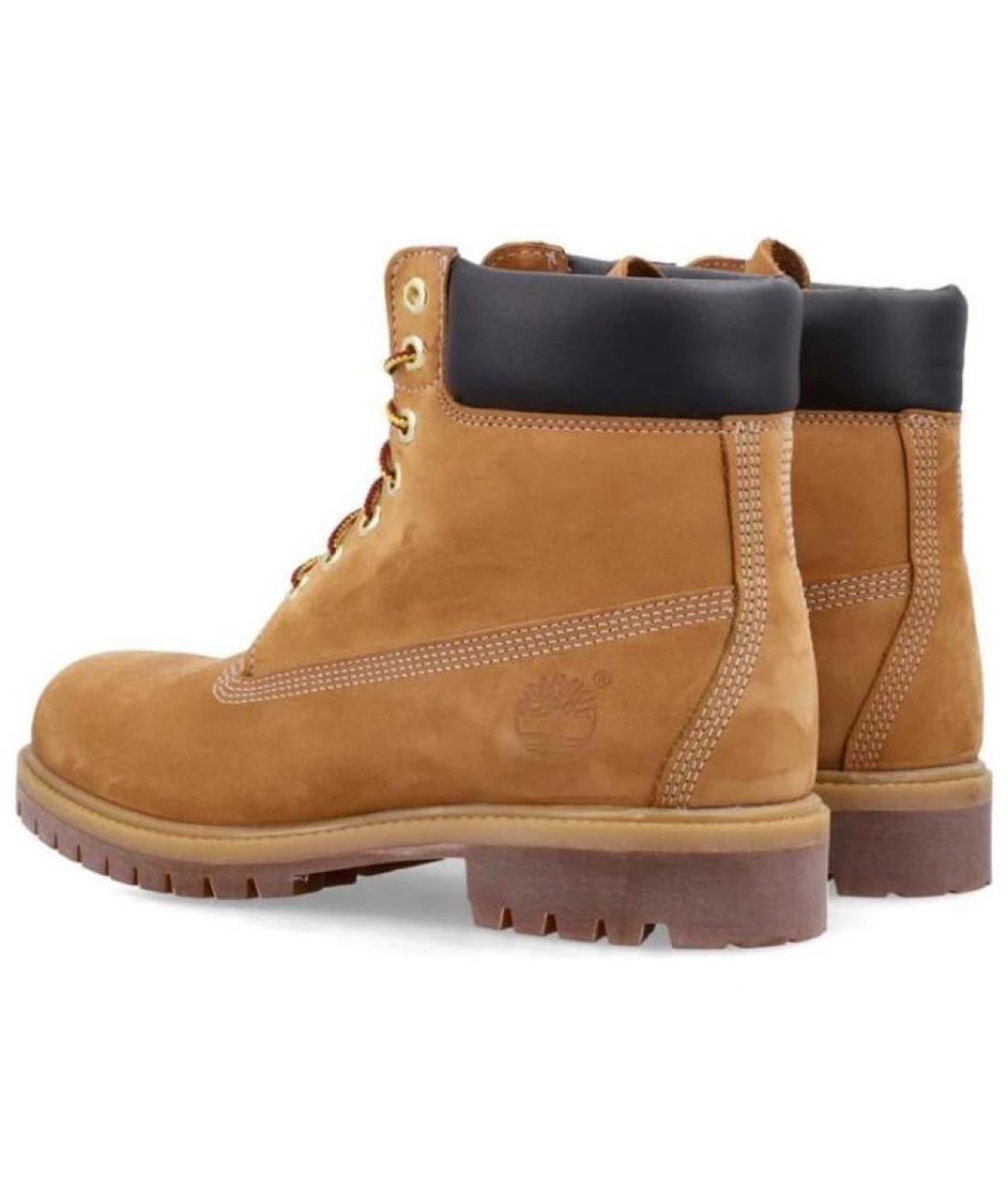 TIMBERLAND Коричневые нубуковые ботинки, фото 4