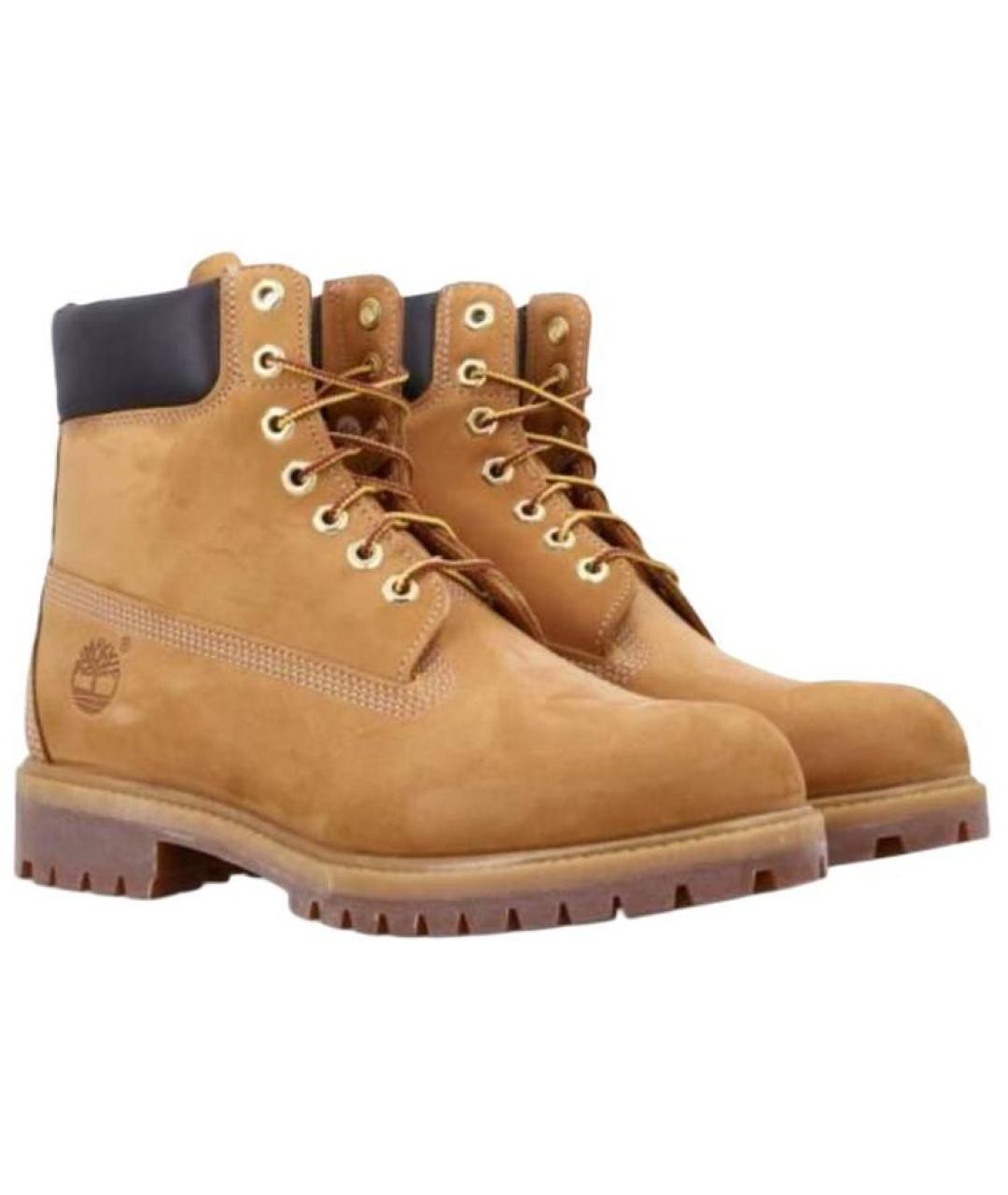 TIMBERLAND Коричневые нубуковые ботинки, фото 3