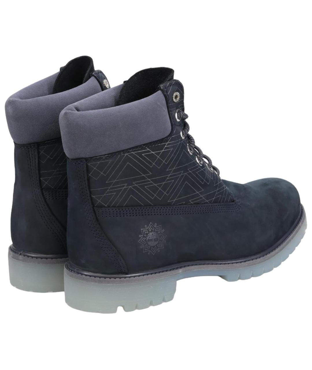 TIMBERLAND Черные нубуковые высокие ботинки, фото 4