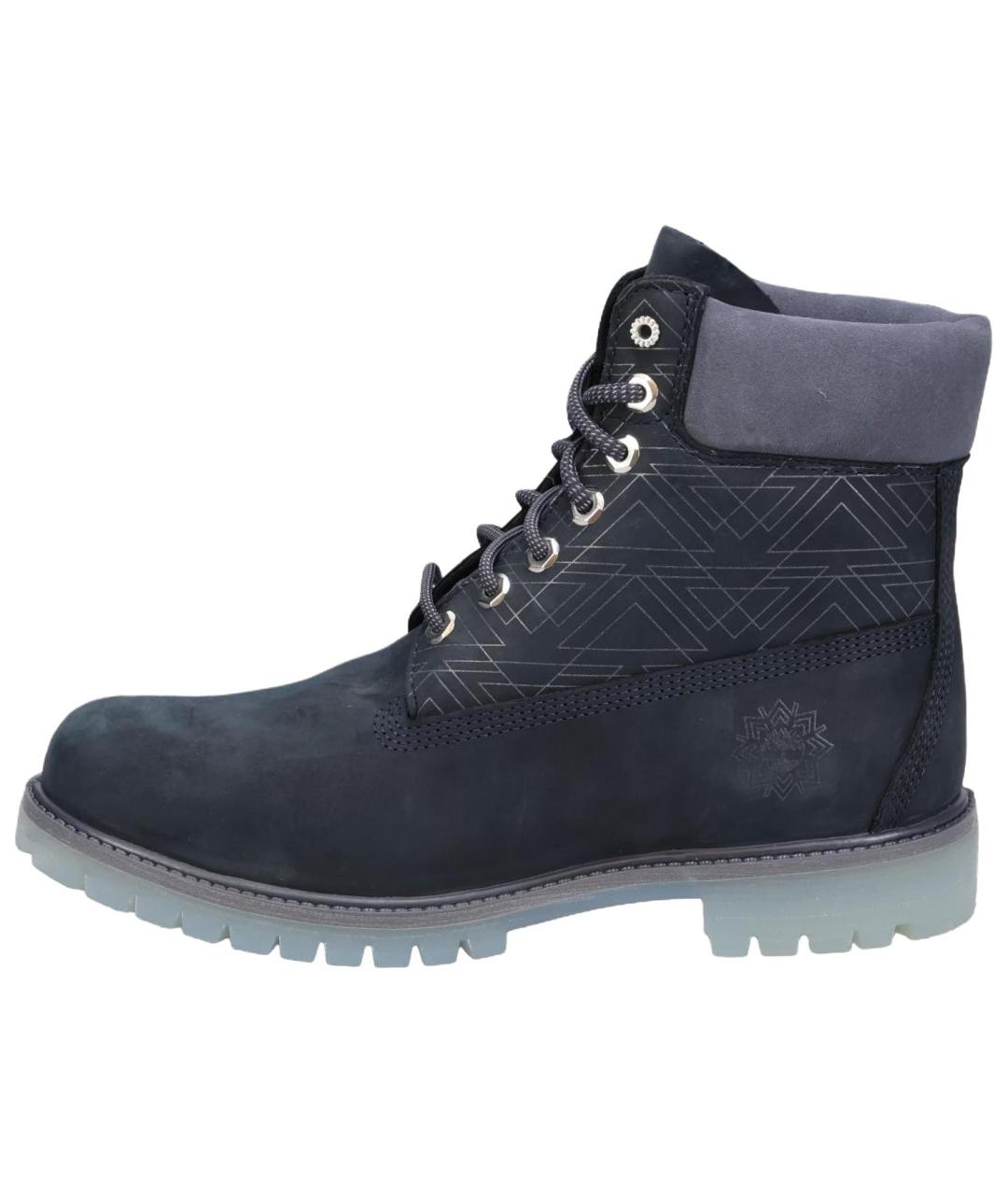 TIMBERLAND Черные нубуковые высокие ботинки, фото 6