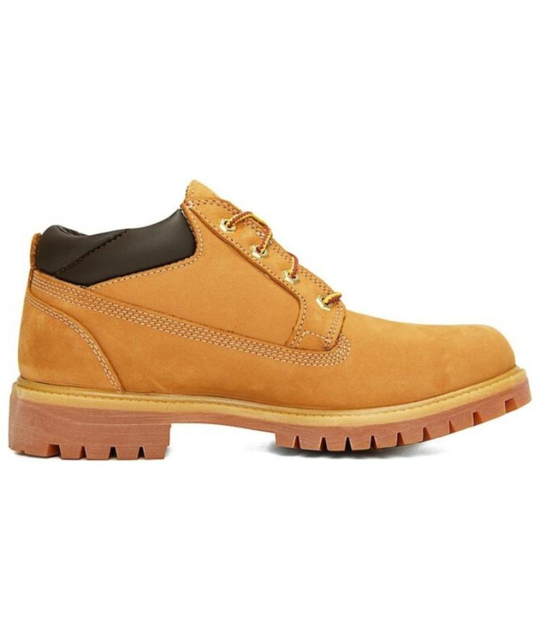 TIMBERLAND Желтые замшевые низкие ботинки, фото 2