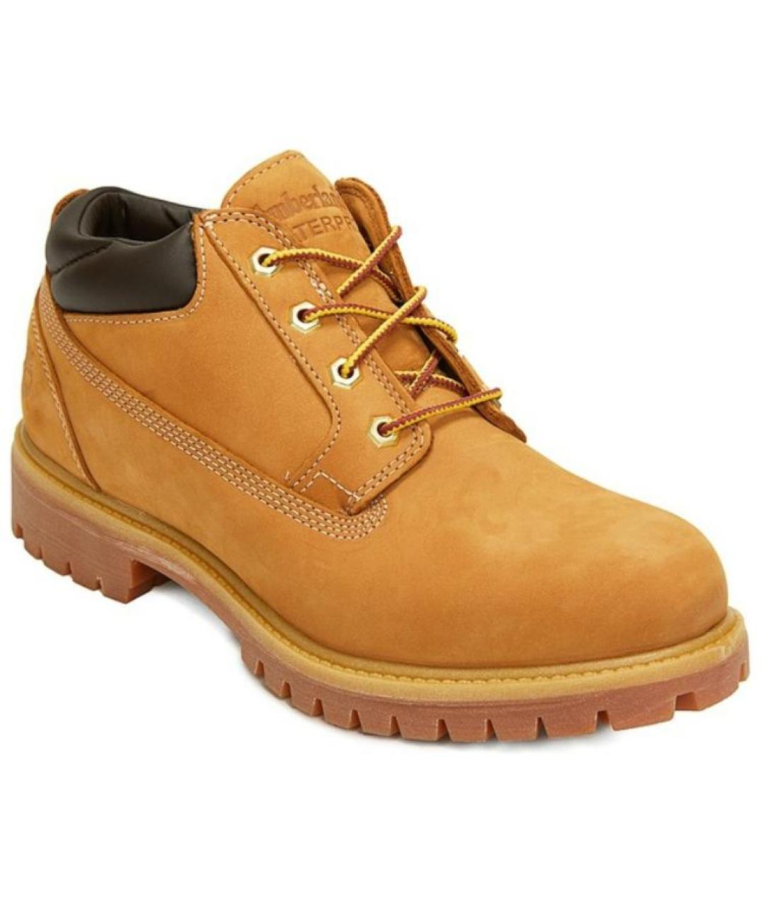 TIMBERLAND Желтые замшевые низкие ботинки, фото 3