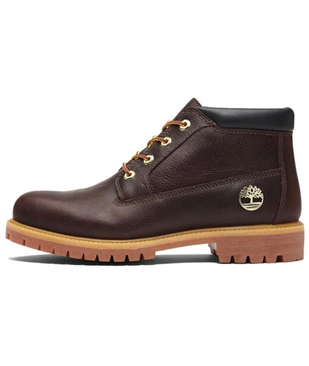 TIMBERLAND Коричневые кожаные низкие ботинки, фото 2