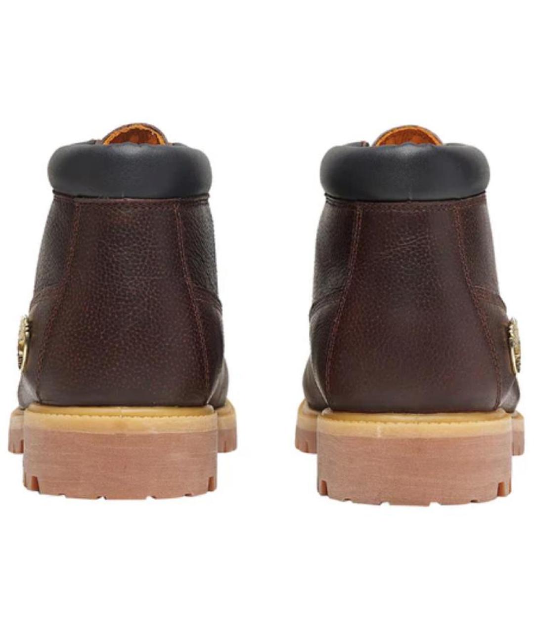 TIMBERLAND Коричневые кожаные низкие ботинки, фото 4