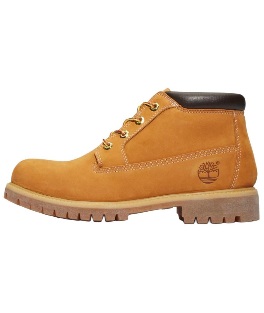 TIMBERLAND Коричневые нубуковые низкие ботинки, фото 2