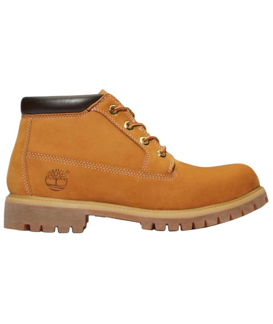TIMBERLAND Коричневые нубуковые низкие ботинки, фото 1