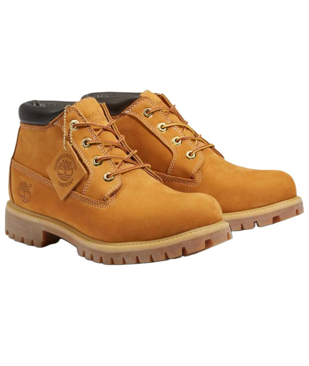 TIMBERLAND Коричневые нубуковые низкие ботинки, фото 3