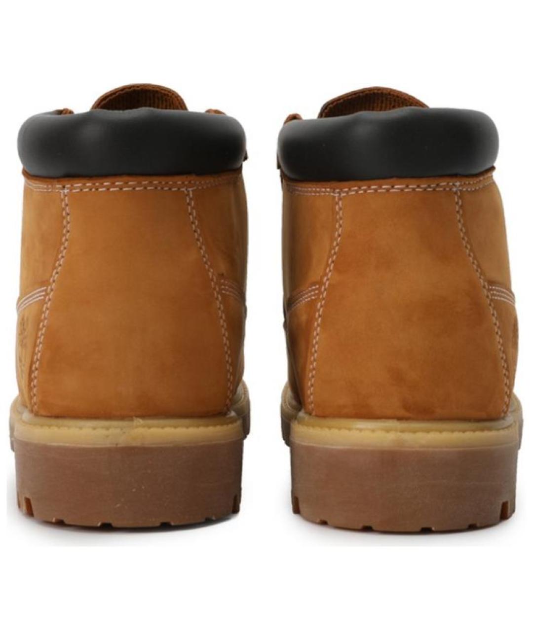 TIMBERLAND Желтые нубуковые низкие ботинки, фото 4