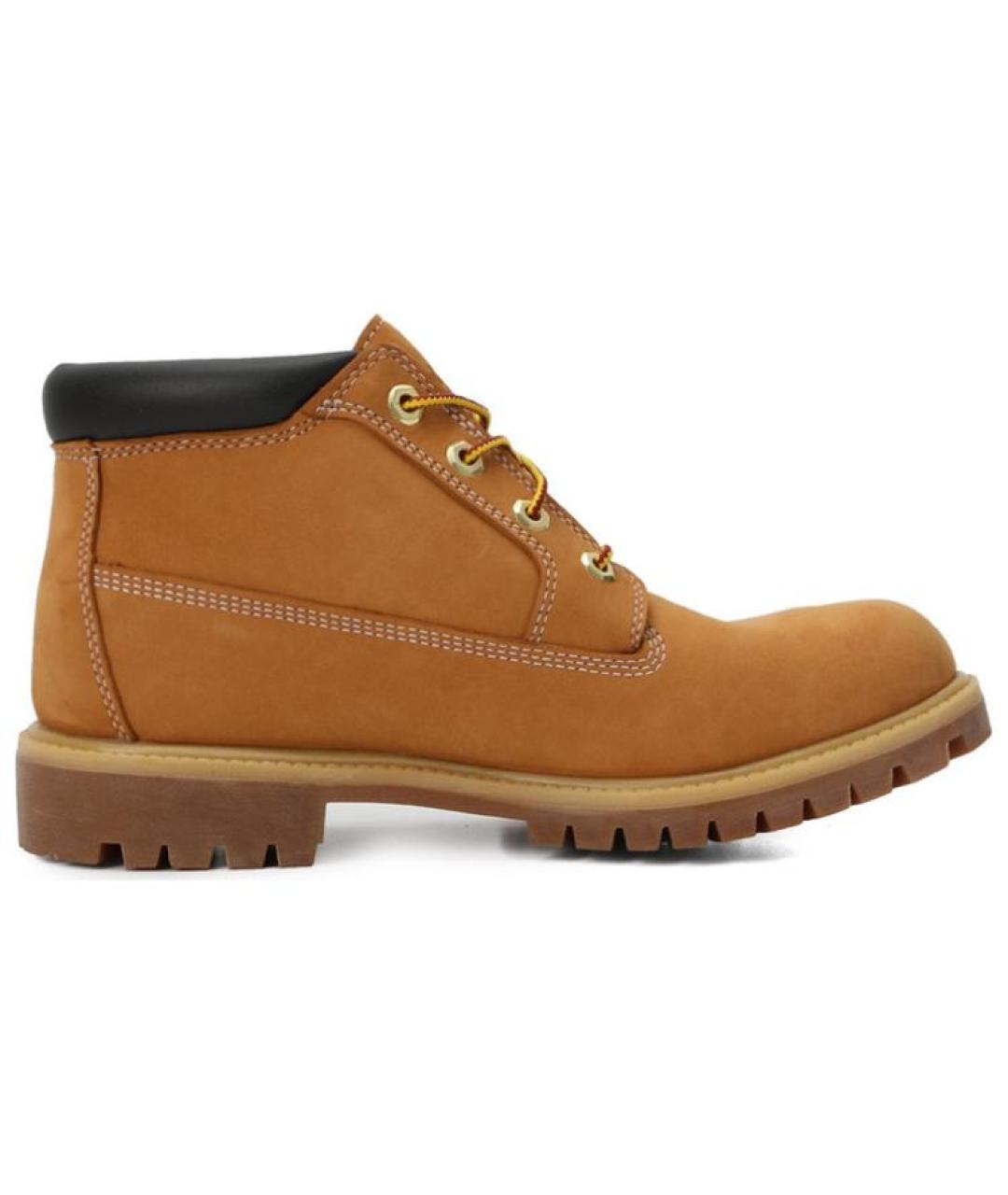 TIMBERLAND Желтые нубуковые низкие ботинки, фото 2