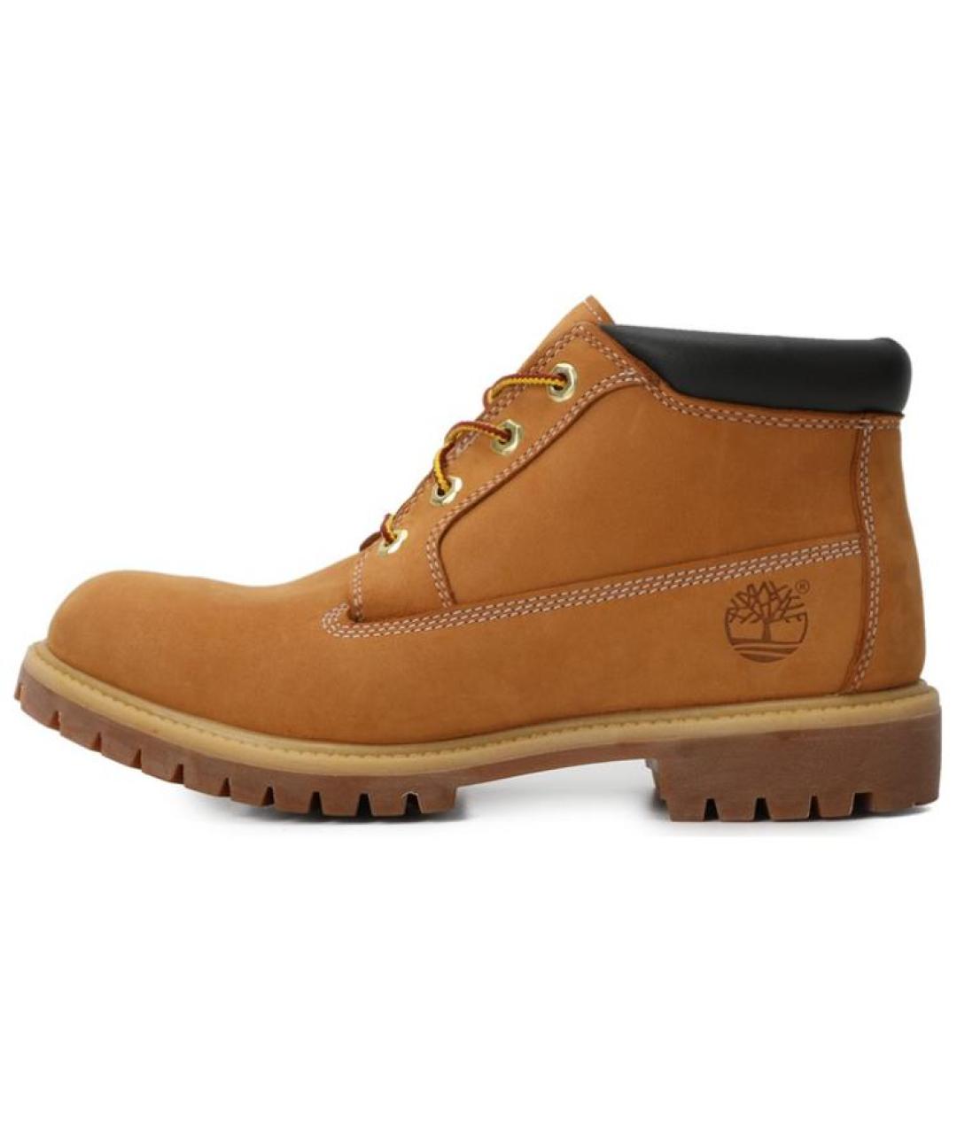 TIMBERLAND Желтые нубуковые низкие ботинки, фото 6