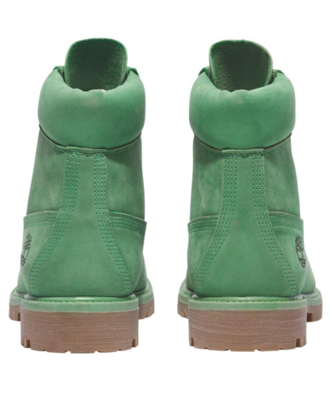TIMBERLAND Зеленые нубуковые ботинки, фото 3