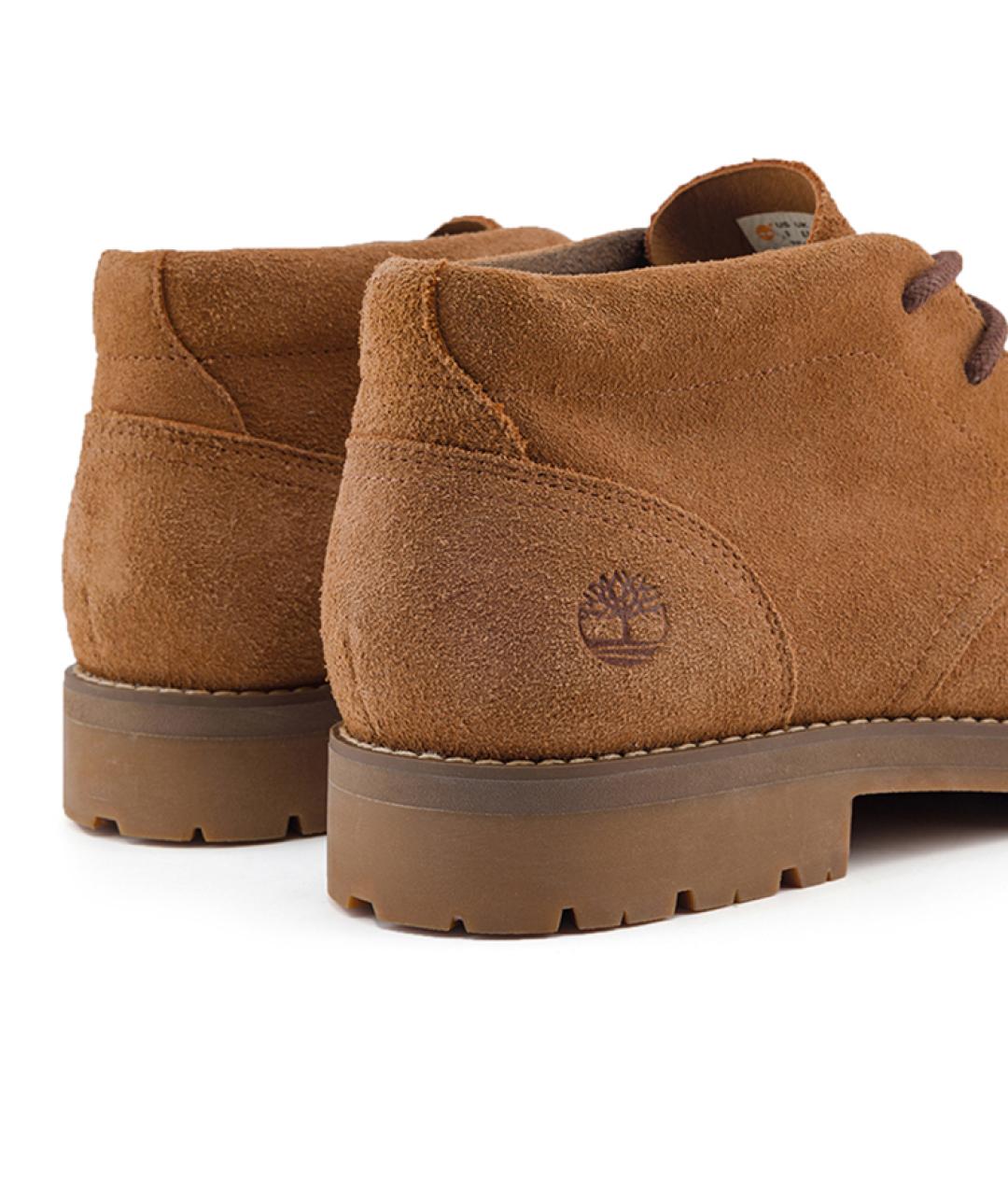 TIMBERLAND Коричневые замшевые низкие ботинки, фото 3