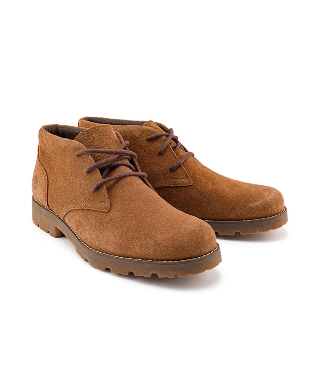 TIMBERLAND Коричневые замшевые низкие ботинки, фото 2