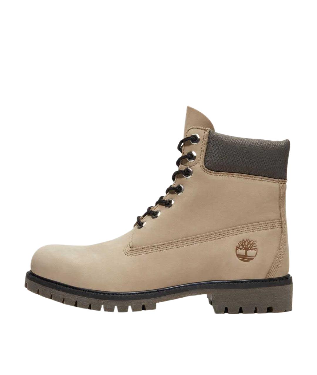 TIMBERLAND Коричневые нубуковые высокие ботинки, фото 2