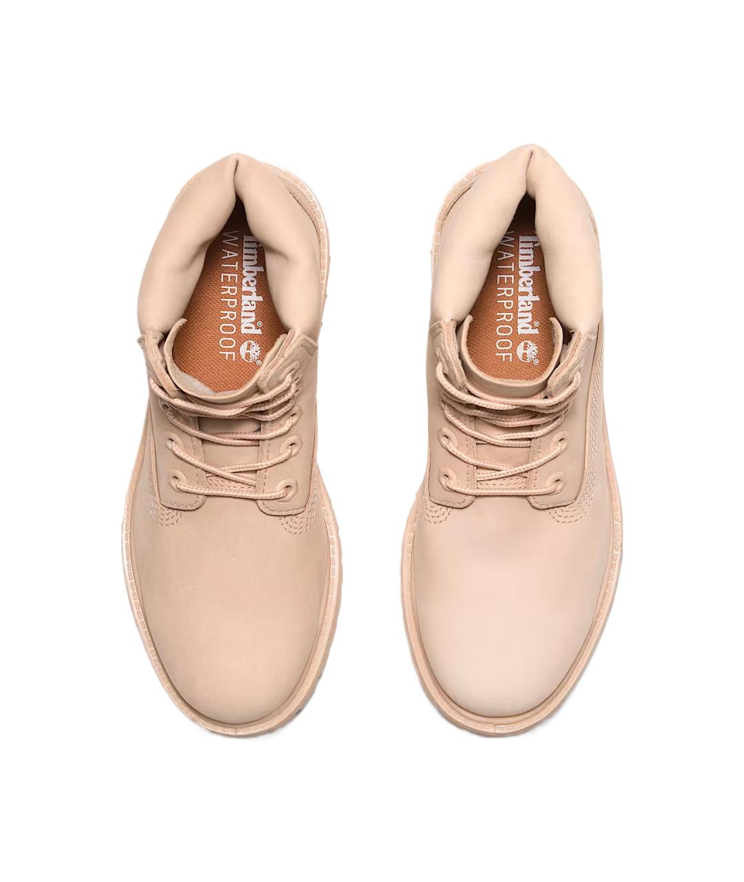 TIMBERLAND Розовые нубуковые ботинки, фото 3