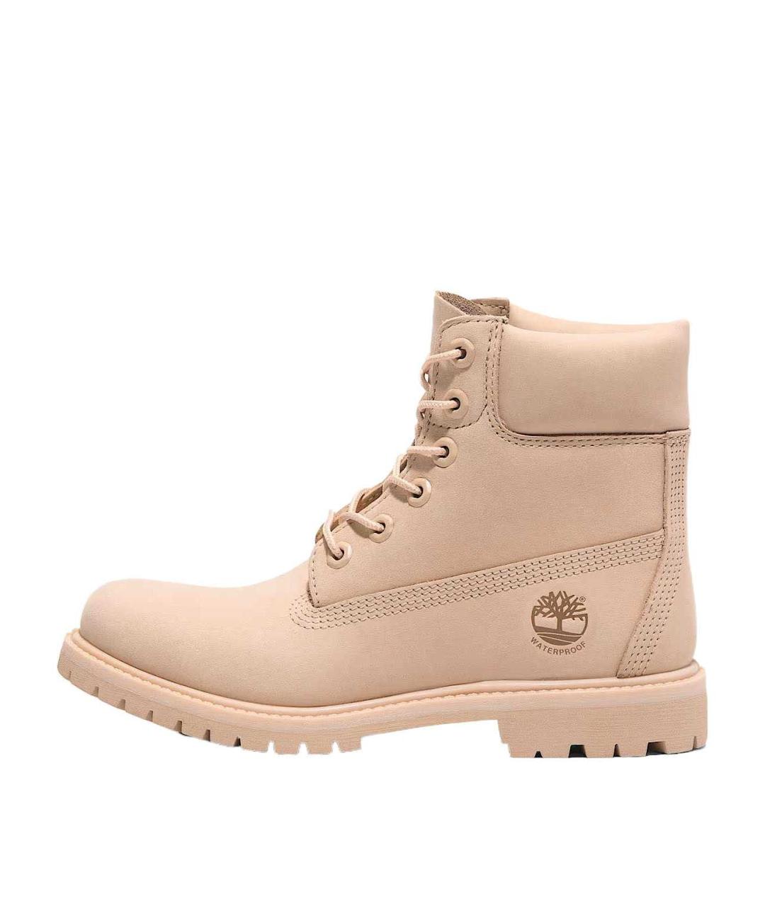 TIMBERLAND Розовые нубуковые ботинки, фото 6