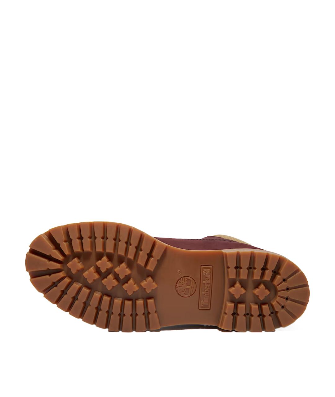TIMBERLAND Красные нубуковые высокие ботинки, фото 5