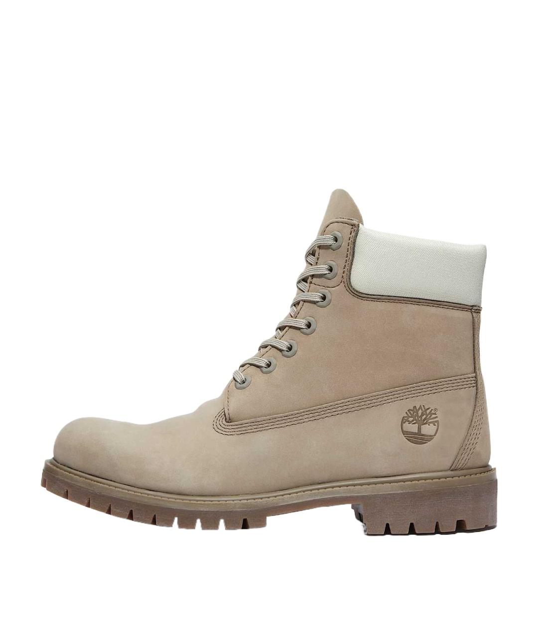 TIMBERLAND Хаки нубуковые высокие ботинки, фото 2