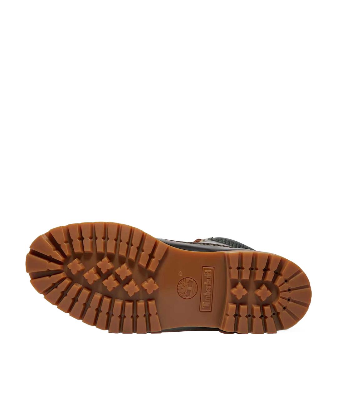 TIMBERLAND Зеленые кожаные высокие ботинки, фото 5