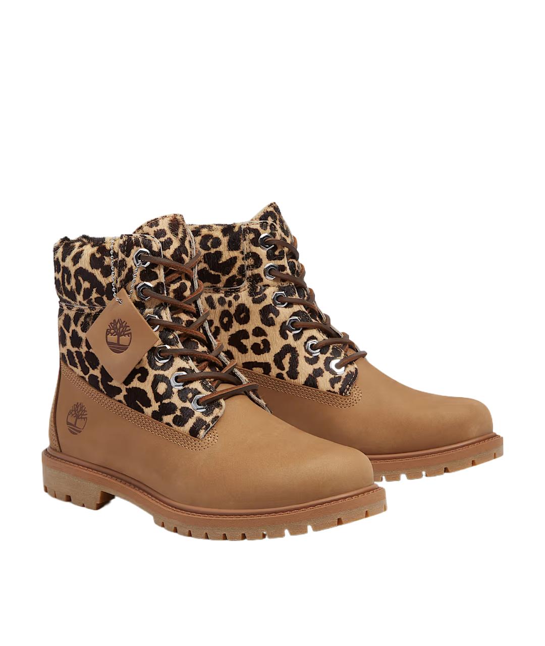 TIMBERLAND Коричневые нубуковые ботинки, фото 4