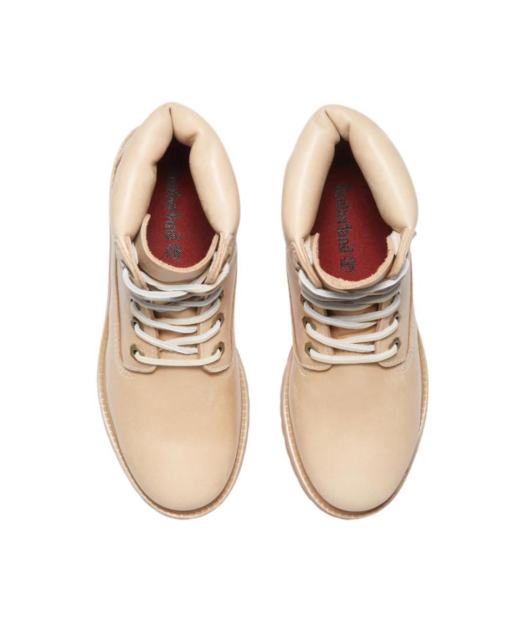TIMBERLAND Хаки кожаные ботинки, фото 3